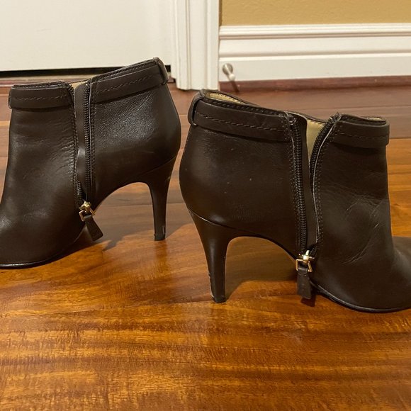 Coach Brown Leather Booties - Picture 2 of 6